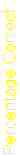Text Box: Percentage Correct